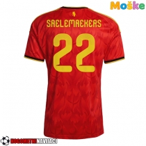 Moške Nogometnih dresov Belgija Alexis Saelemaekers #22 Domači SP 2026 Kratki rokavi
